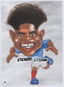Sticker Samuel Umtiti - Viza MG Zabibuska Rusija 2018 n. 59 - Viza MG