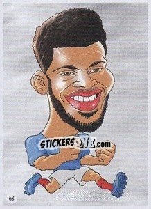 Sticker Thomas Lemar - Viza MG Zabibuska Rusija 2018 n. 63 - Viza MG