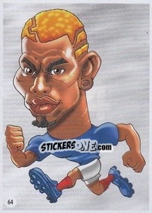 Sticker Paul Pogba - Viza MG Zabibuska Rusija 2018 n. 64 - Viza MG