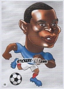 Sticker N'Golo Kante - Viza MG Zabibuska Rusija 2018 n. 66 - Viza MG