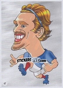 Sticker Antoine Griezmann - Viza MG Zabibuska Rusija 2018 n. 67 - Viza MG
