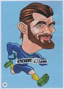 Sticker Mathew Ryan - Viza MG Zabibuska Rusija 2018 n. 69 - Viza MG