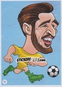 Sticker Mathew Leckie - Viza MG Zabibuska Rusija 2018 n. 71 - Viza MG