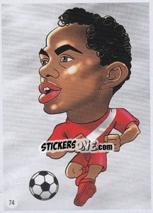 Sticker André Carrillo - Viza MG Zabibuska Rusija 2018 n. 74 - Viza MG