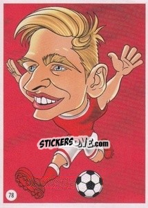 Sticker Jens Stryger Larsen - Viza MG Zabibuska Rusija 2018 n. 78 - Viza MG