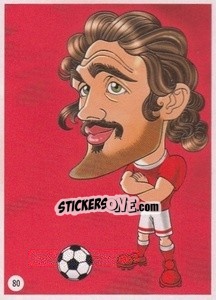 Sticker Thomas Delaney - Viza MG Zabibuska Rusija 2018 n. 80 - Viza MG
