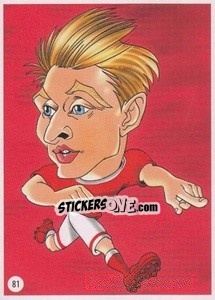 Sticker Christian Eriksen - Viza MG Zabibuska Rusija 2018 n. 81 - Viza MG