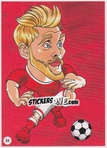 Sticker Nicolai Jørgensen - Viza MG Zabibuska Rusija 2018 n. 84 - Viza MG