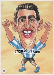 Sticker Ángel di María - Viza MG Zabibuska Rusija 2018 - Viza MG