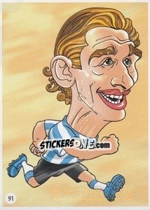 Sticker Lucas Biglia - Viza MG Zabibuska Rusija 2018 n. 91 - Viza MG