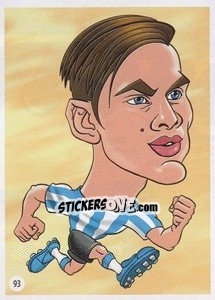 Sticker Paulo Dybala - Viza MG Zabibuska Rusija 2018 n. 93 - Viza MG