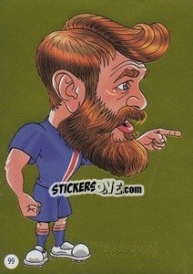 Sticker Aron Gunnarsson - Viza MG Zabibuska Rusija 2018 n. 99 - Viza MG