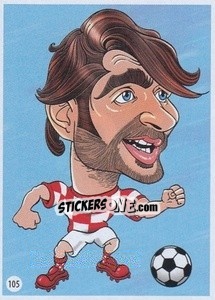 Sticker Vedran Corluka - Viza MG Zabibuska Rusija 2018 n. 105 - Viza MG