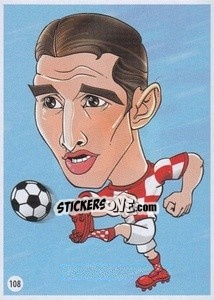 Sticker Šime Vrsaljko - Viza MG Zabibuska Rusija 2018 n. 108 - Viza MG