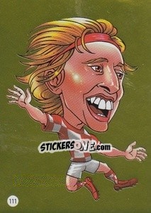 Sticker Luka Modric - Viza MG Zabibuska Rusija 2018 n. 111 - Viza MG