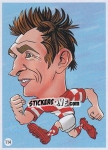 Sticker Mario Mandžukic - Viza MG Zabibuska Rusija 2018 n. 114 - Viza MG
