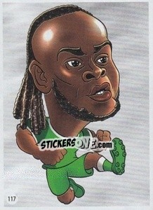 Sticker Victor Moses - Viza MG Zabibuska Rusija 2018 n. 117 - Viza MG