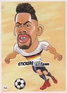 Sticker Jérôme Boateng - Viza MG Zabibuska Rusija 2018 n. 158 - Viza MG