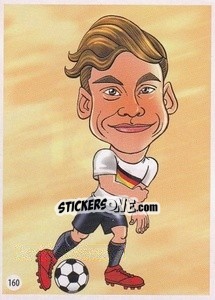 Sticker Jonas Hector - Viza MG Zabibuska Rusija 2018 n. 160 - Viza MG