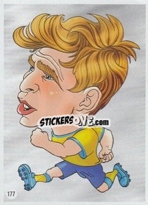 Sticker Victor Lindelöf - Viza MG Zabibuska Rusija 2018 n. 177 - Viza MG