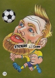 Sticker Andreas Granqvist - Viza MG Zabibuska Rusija 2018 n. 178 - Viza MG