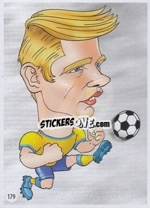 Sticker Mikael Lustig - Viza MG Zabibuska Rusija 2018 n. 179 - Viza MG