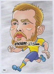 Sticker Jakob Johansson - Viza MG Zabibuska Rusija 2018 n. 182 - Viza MG