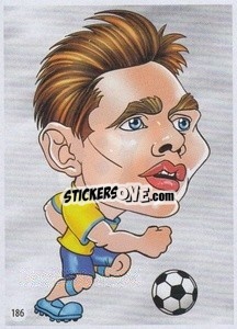 Sticker Marcus Berg - Viza MG Zabibuska Rusija 2018 n. 186 - Viza MG