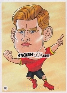 Sticker Jan Vertonghen - Viza MG Zabibuska Rusija 2018 n. 192 - Viza MG