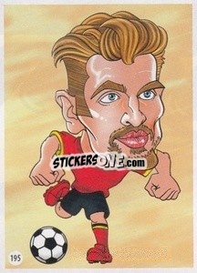 Sticker Thomas Meunier - Viza MG Zabibuska Rusija 2018 n. 195 - Viza MG