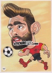 Sticker Yannick Carrasco - Viza MG Zabibuska Rusija 2018 n. 197 - Viza MG