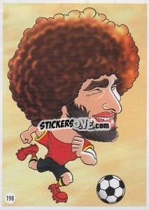 Sticker Marouane Fellaini - Viza MG Zabibuska Rusija 2018 n. 198 - Viza MG