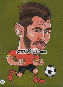 Sticker Eden Hazard - Viza MG Zabibuska Rusija 2018 n. 199 - Viza MG