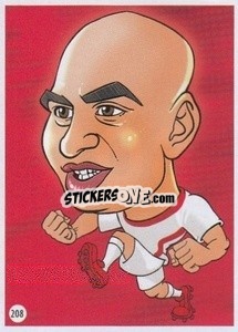 Sticker Aymen Abdennour - Viza MG Zabibuska Rusija 2018 n. 208 - Viza MG