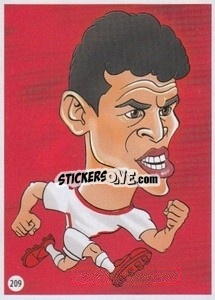 Sticker Youssef Msakni - Viza MG Zabibuska Rusija 2018 n. 209 - Viza MG