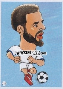 Sticker Kyle Walker - Viza MG Zabibuska Rusija 2018 n. 214 - Viza MG