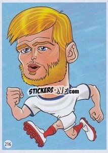 Sticker Eric Dier - Viza MG Zabibuska Rusija 2018 n. 216 - Viza MG