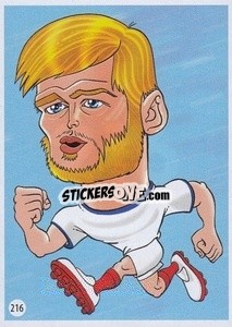 Sticker Eric Dier - Viza MG Zabibuska Rusija 2018 - Viza MG