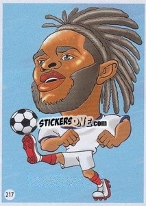 Sticker Raheem Sterling - Viza MG Zabibuska Rusija 2018 n. 217 - Viza MG