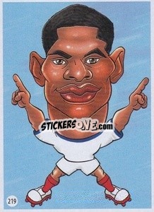 Sticker Marcus Rashford - Viza MG Zabibuska Rusija 2018 n. 219 - Viza MG