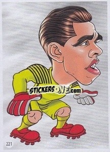 Sticker Wojciech Szczęsny - Viza MG Zabibuska Rusija 2018 n. 221 - Viza MG