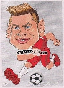 Sticker Lukasz Piszczek - Viza MG Zabibuska Rusija 2018 n. 223 - Viza MG