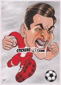 Sticker Arkadiusz Milik - Viza MG Zabibuska Rusija 2018 n. 227 - Viza MG