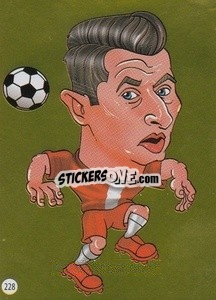 Sticker Robert Lewandowski - Viza MG Zabibuska Rusija 2018 n. 228 - Viza MG