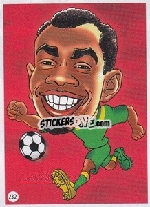 Sticker Idrissa Gueye - Viza MG Zabibuska Rusija 2018 n. 232 - Viza MG