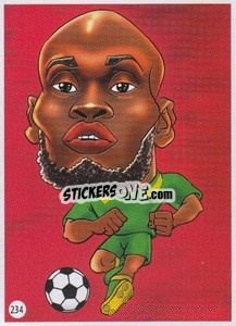 Sticker Moussa Sow - Viza MG Zabibuska Rusija 2018 n. 234 - Viza MG