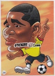 Sticker Cristián Zapata - Viza MG Zabibuska Rusija 2018 n. 238 - Viza MG