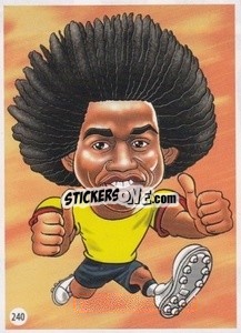 Sticker Carlos Sánchez - Viza MG Zabibuska Rusija 2018 n. 240 - Viza MG
