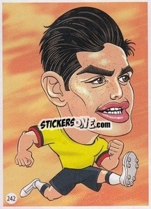Sticker James Rodríguez - Viza MG Zabibuska Rusija 2018 n. 242 - Viza MG