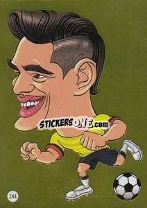 Sticker Radamel Falcao - Viza MG Zabibuska Rusija 2018 n. 244 - Viza MG